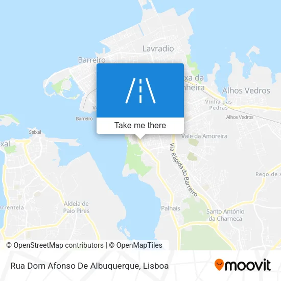 Rua Dom Afonso De Albuquerque map