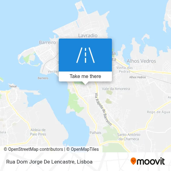 Rua Dom Jorge De Lencastre map