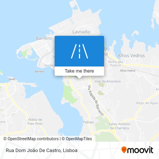 Rua Dom João De Castro map