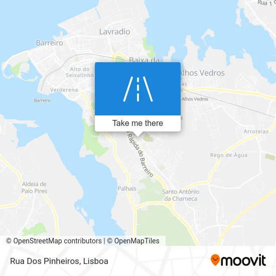Rua Dos Pinheiros map