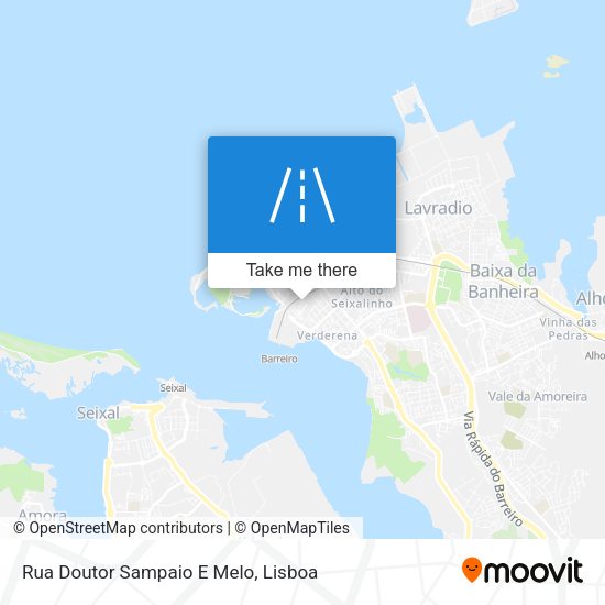 Rua Doutor Sampaio E Melo map