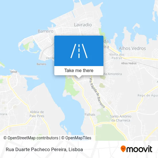 Rua Duarte Pacheco Pereira map