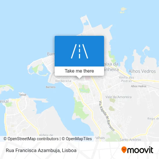 Rua Francisca Azambuja map