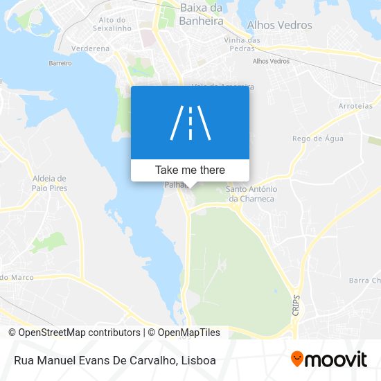 Rua Manuel Evans De Carvalho map