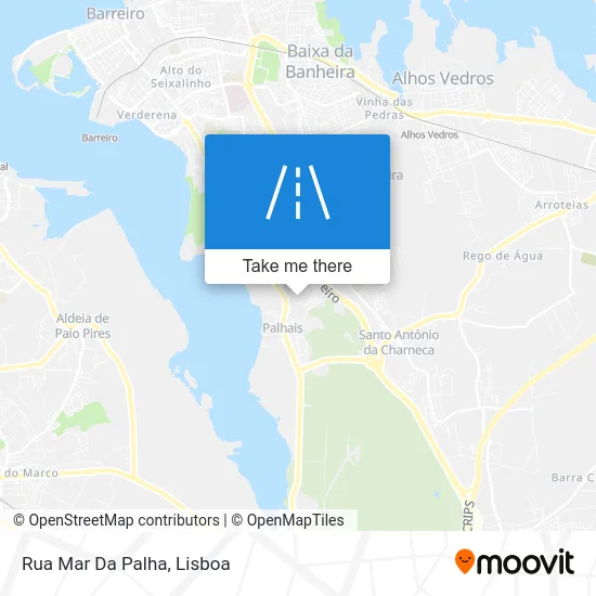Rua Mar Da Palha map
