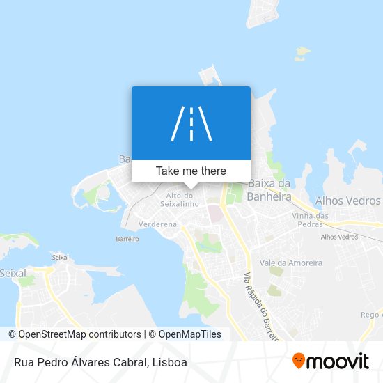 Rua Pedro Álvares Cabral map