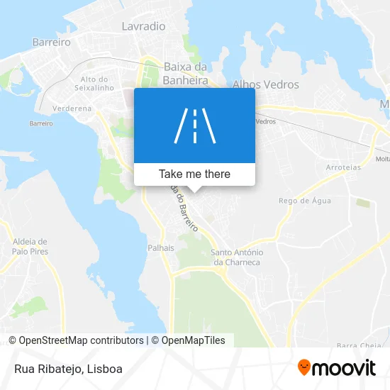 Rua Ribatejo map