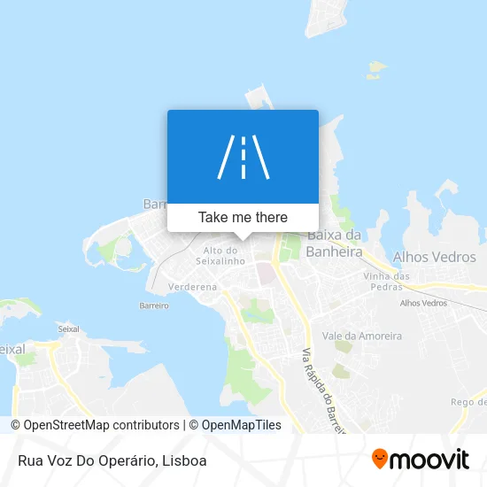 Rua Voz Do Operário map