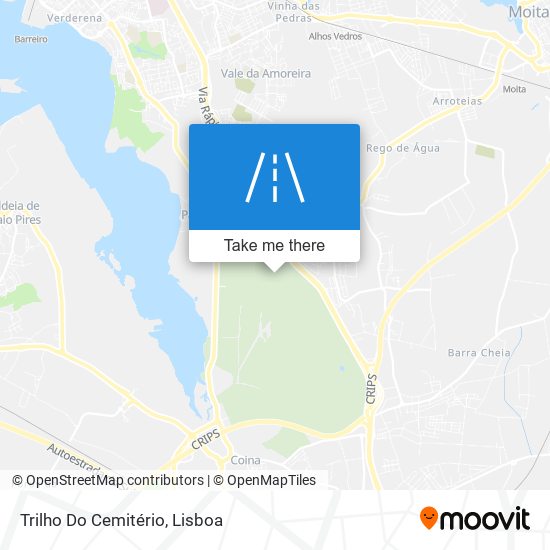 Trilho Do Cemitério map