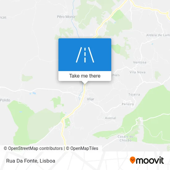 Rua Da Fonte map