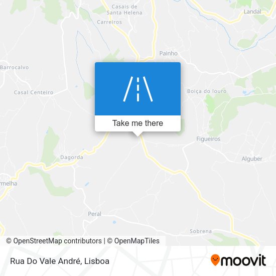 Rua Do Vale André map