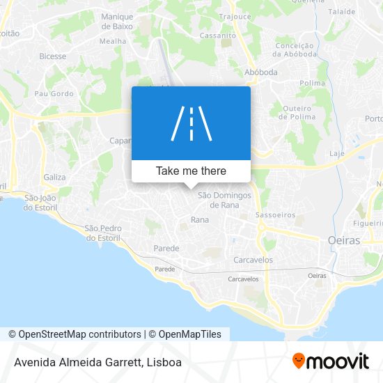 Avenida Almeida Garrett map