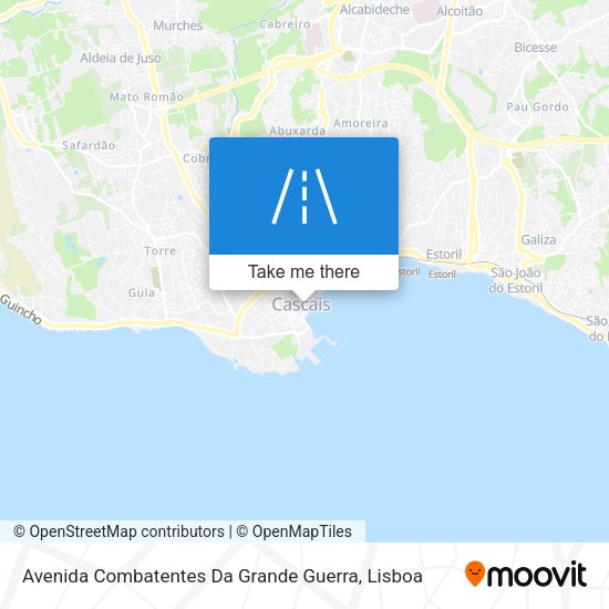 Avenida Combatentes Da Grande Guerra mapa