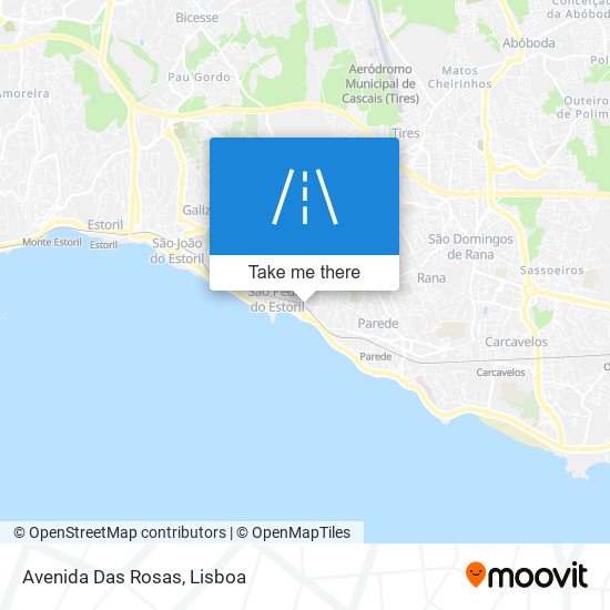 Avenida Das Rosas map