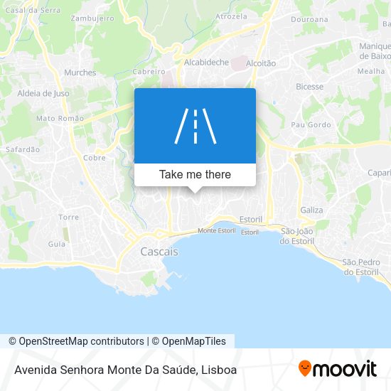 Avenida Senhora Monte Da Saúde mapa
