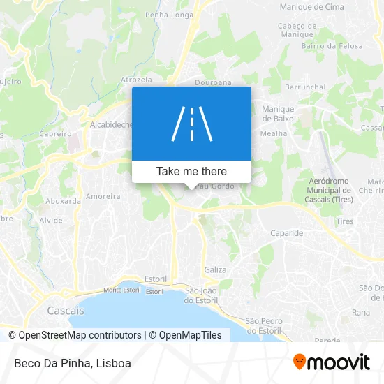 Beco Da Pinha map