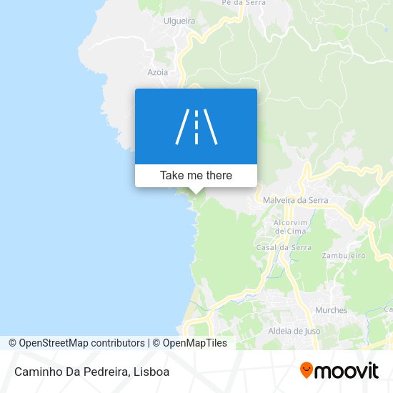 Caminho Da Pedreira mapa