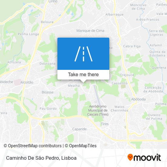 Caminho De São Pedro map