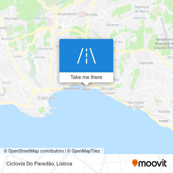 Ciclovia Do Paredão mapa