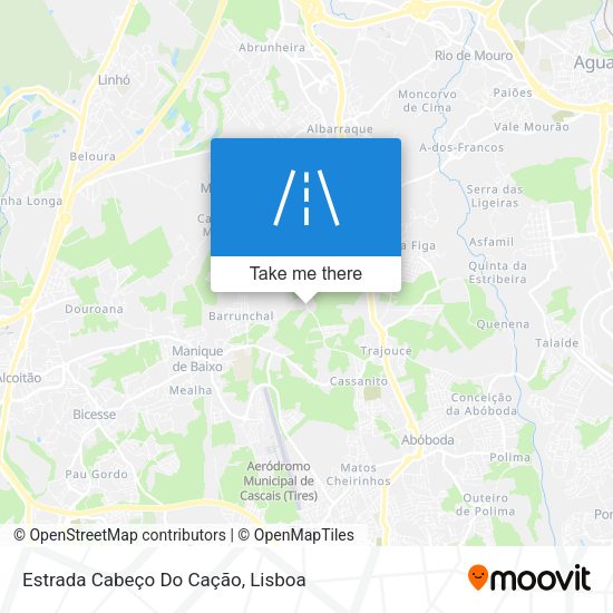Estrada Cabeço Do Cação map