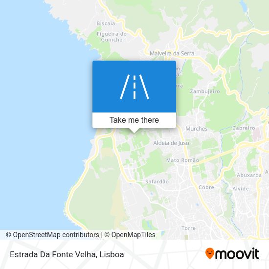 Estrada Da Fonte Velha mapa