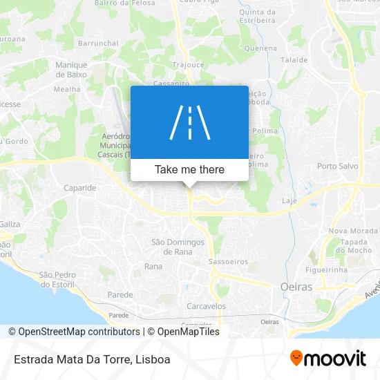 Estrada Mata Da Torre map