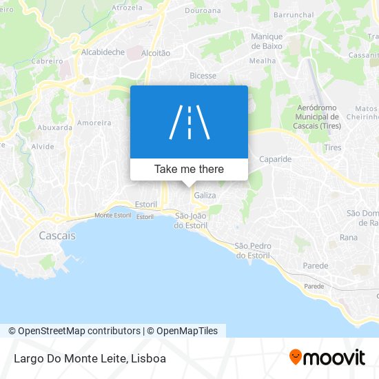 Largo Do Monte Leite mapa
