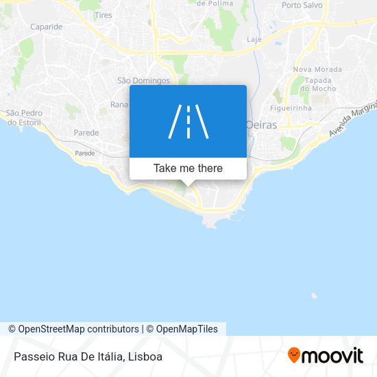 Passeio Rua De Itália map