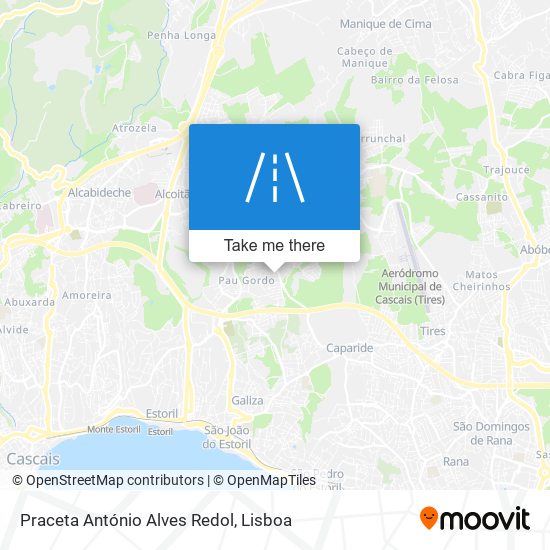 Praceta António Alves Redol map