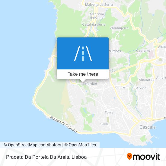 Praceta Da Portela Da Areia mapa