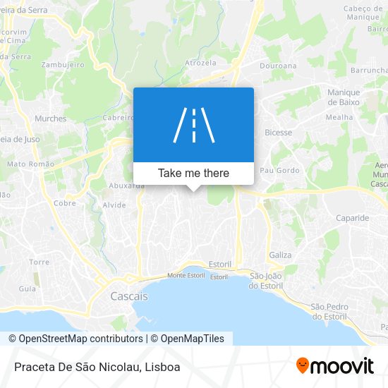 Praceta De São Nicolau map