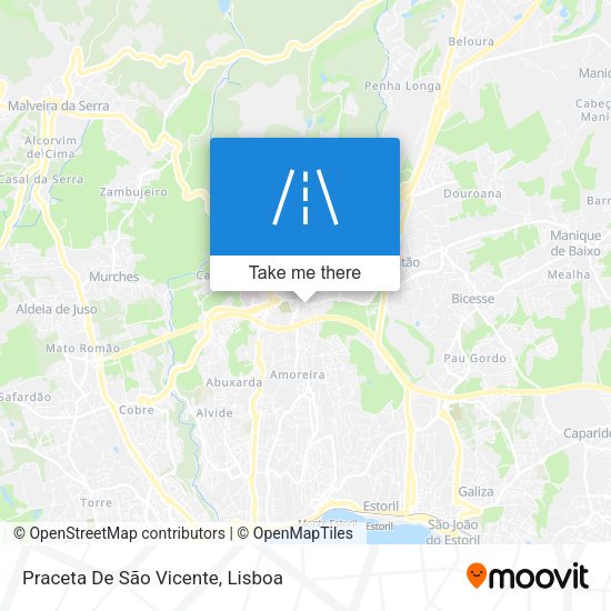 Praceta De São Vicente map