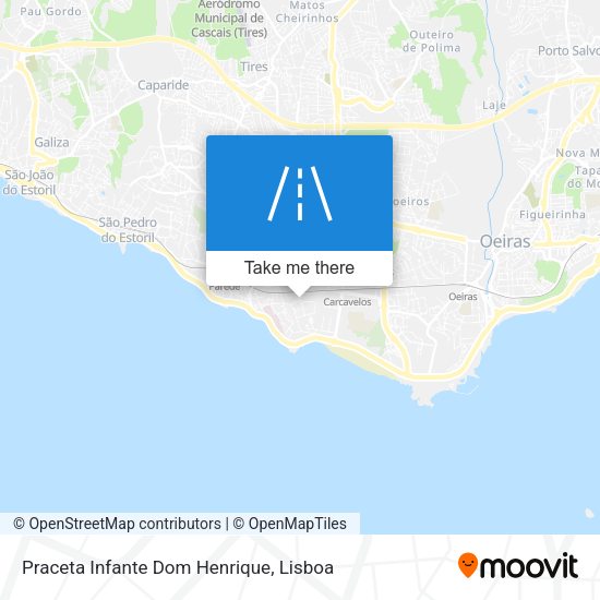 Praceta Infante Dom Henrique mapa