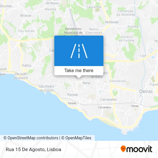 Rua 15 De Agosto map