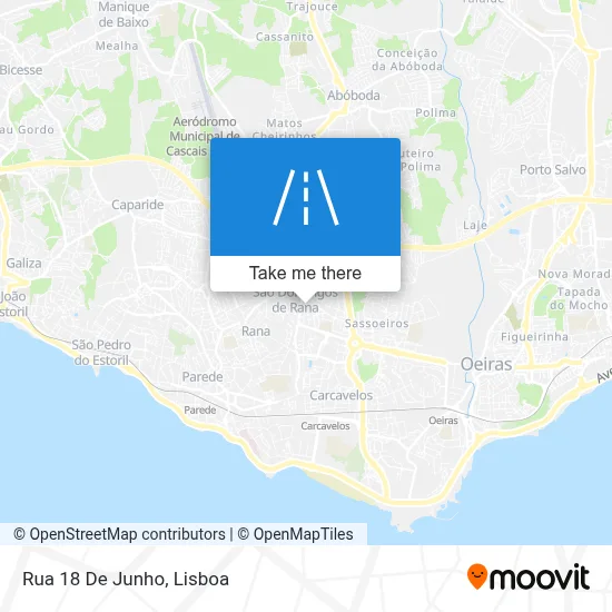 Rua 18 De Junho map