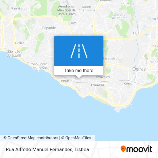 Rua Alfredo Manuel Fernandes map
