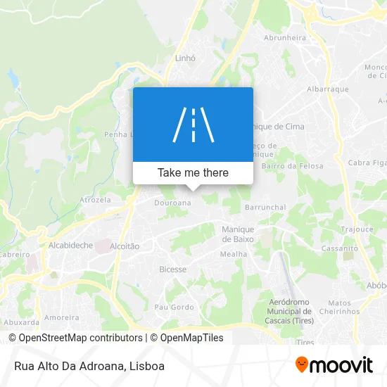 Rua Alto Da Adroana map