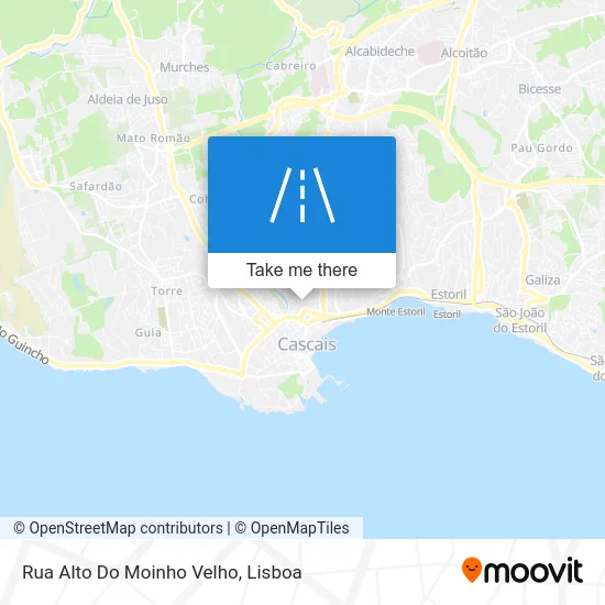 Rua Alto Do Moinho Velho map