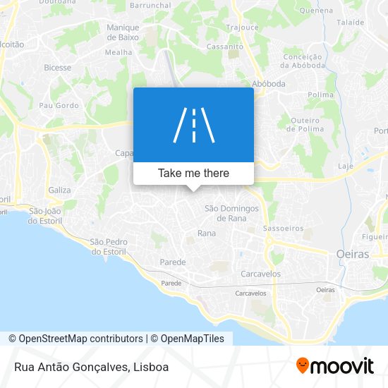 Rua Antão Gonçalves map