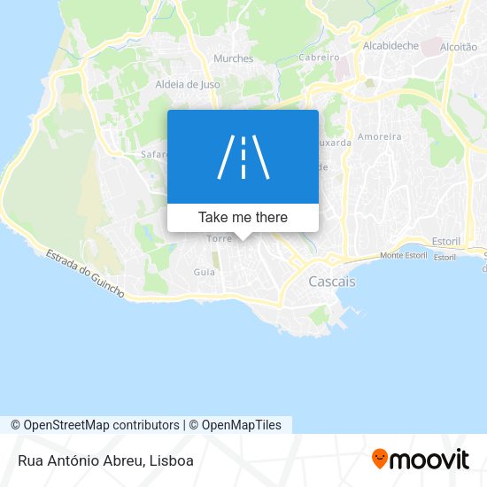 Rua António Abreu map