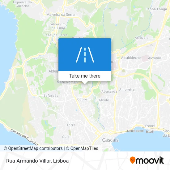 Rua Armando Villar map