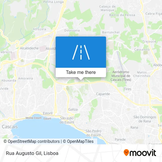 Rua Augusto Gil map