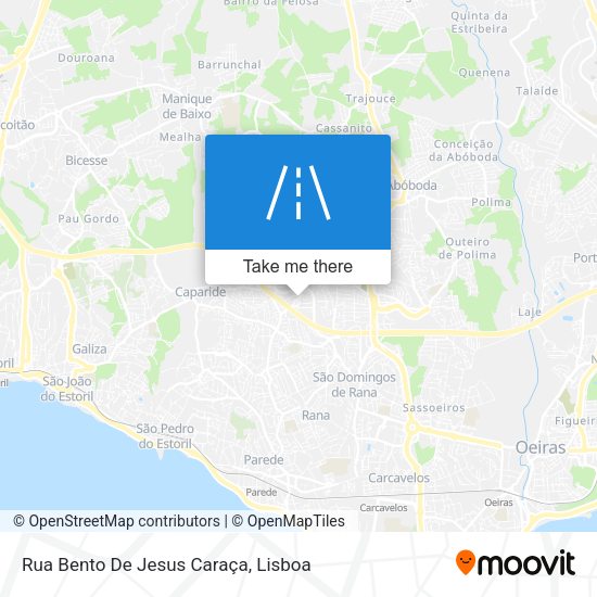 Rua Bento De Jesus Caraça map