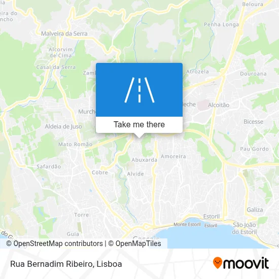 Rua Bernadim Ribeiro map