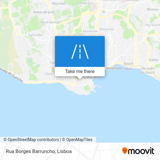 Rua Borges Barruncho map