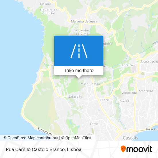 Rua Camilo Castelo Branco map