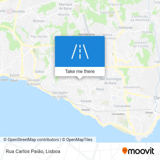 Rua Carlos Paião map