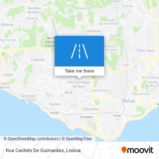 Rua Castelo De Guimarães map