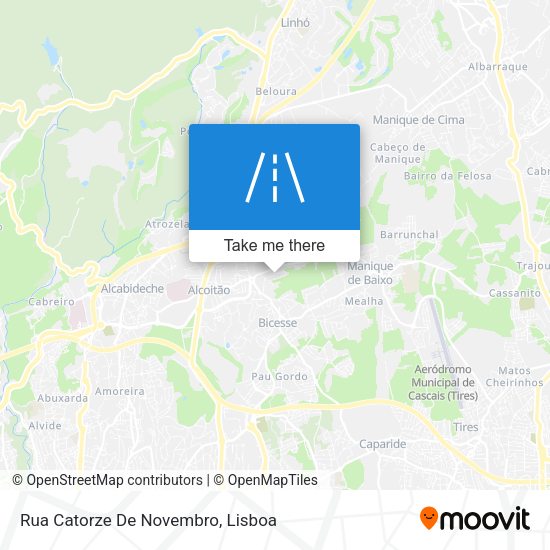 Rua Catorze De Novembro mapa