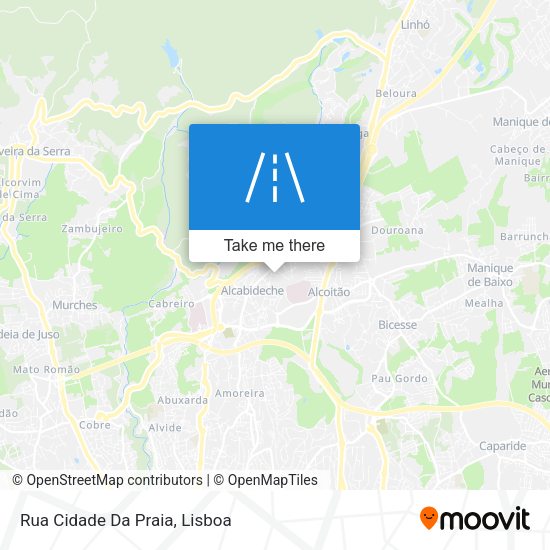 Rua Cidade Da Praia mapa
